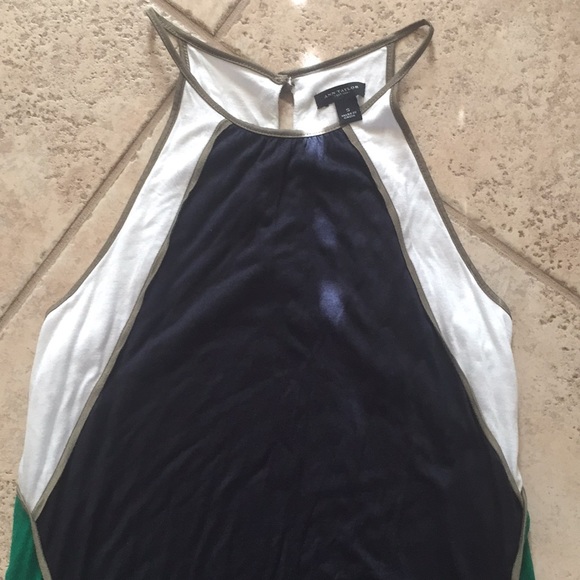 Ann Taylor Assym Color Block Dress Size S - Picture 2 of 6